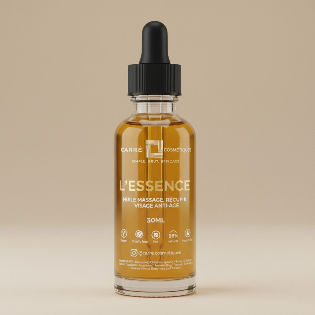 L'ESSENCE — Huile de massage, récupération, anti-âge et régénération 30ml