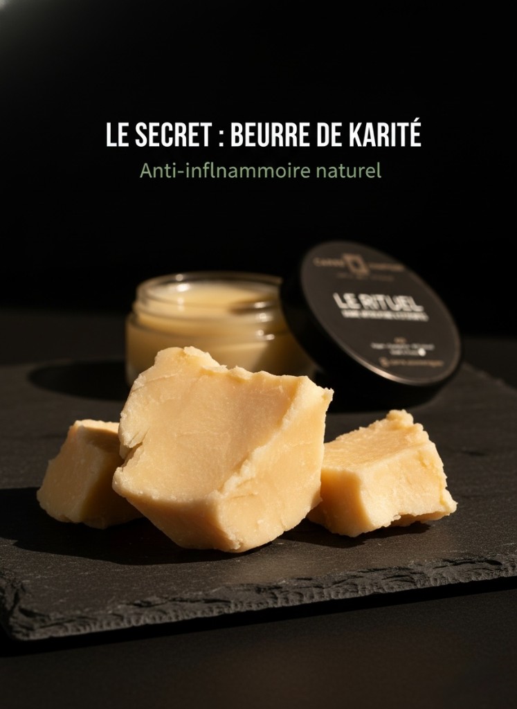 Le secret du Rituel : beurre de karité, anti-inflammatoire naturel